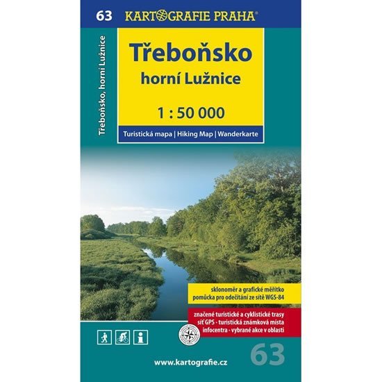 Levně 1: 50T (63)-Třeboňsko,horní Lužnice (turistická mapa), 2. vydání