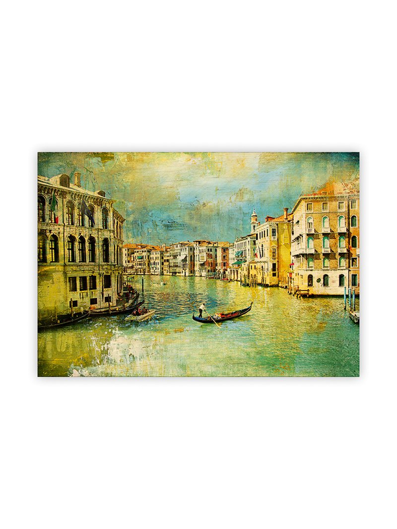 Levně Obraz dřevěný: Venezia IV., 485x340