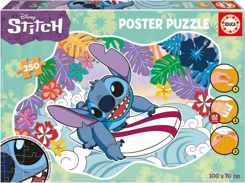 Levně Poster puzzle Stitch/250 dílků