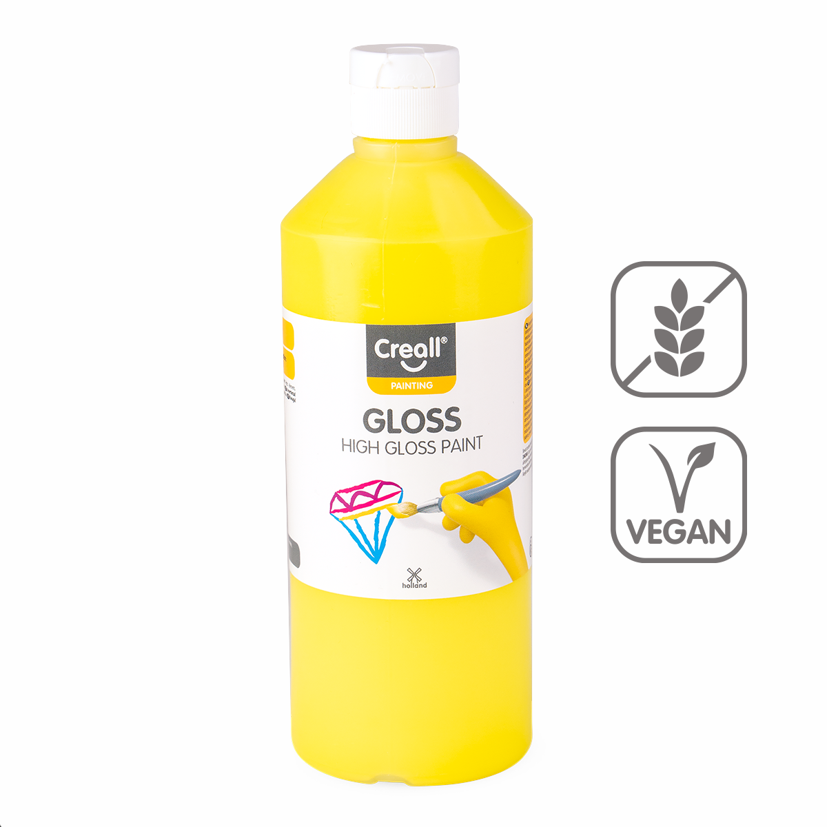 Product detail of Creall barva s vysokým leskem Gloss, 500 ml, světle žlutá