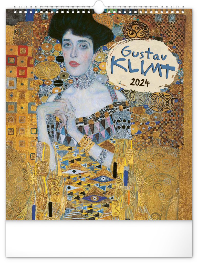 Levně Kalendář 2024 nástěnný: Gustav Klimt, 30 × 34 cm