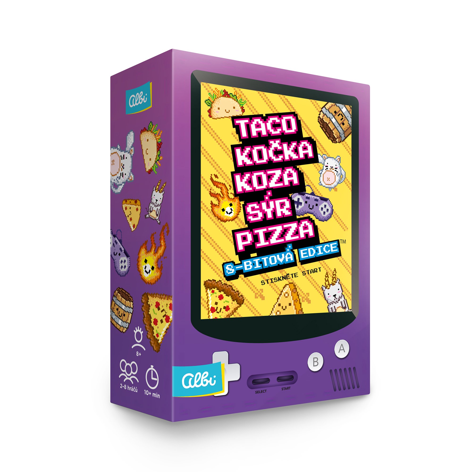 Levně Albi Taco, kočka, koza, sýr, pizza: 8-bitová edice - Albi