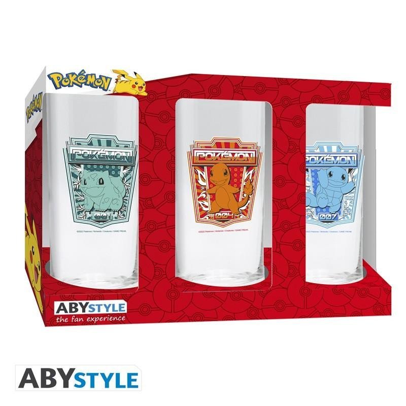 Levně Pokémon Set 3 sklenic