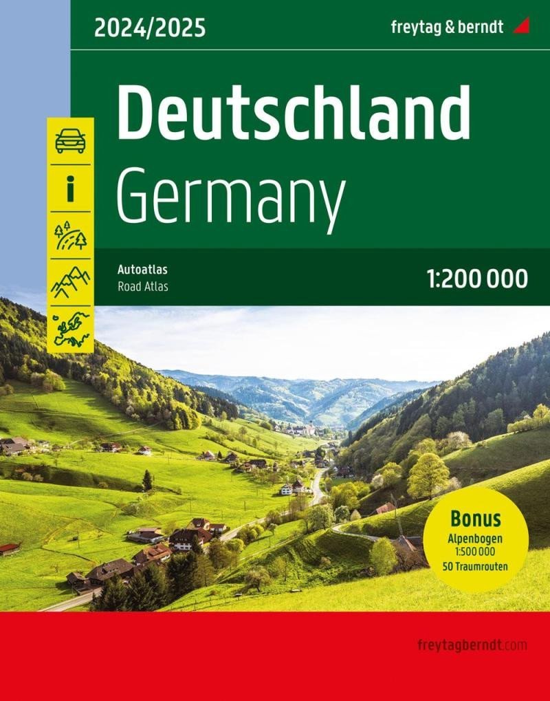 Levně Německo 1:200 000 / autoatlas