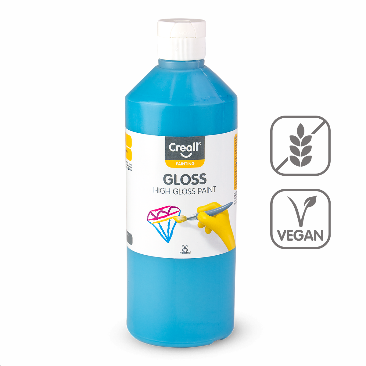 Product detail of Creall barva s vysokým leskem Gloss, 500 ml, tyrkysová