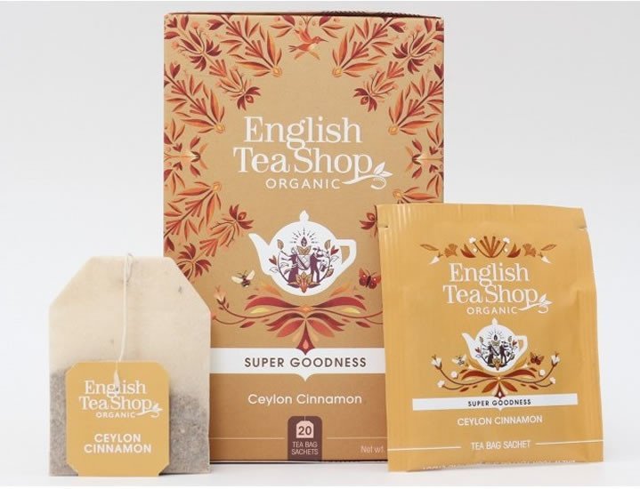 Levně English Tea Shop Čaj Cejlonská skořice, 20 sáčků