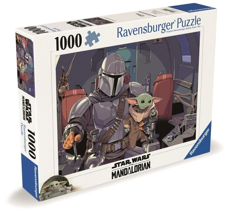 Levně Puzzle Star Wars: Mandalorian 1000 dílků