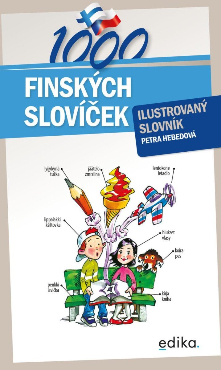 Levně 1000 finských slovíček - Ilustrovaný slovník - Petra Hebedová