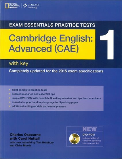 Levně Exam Essentials Practice Tests: Cambridge English: Advanced (CAE) 1 with DVD-ROM with Key - autorů kolektiv