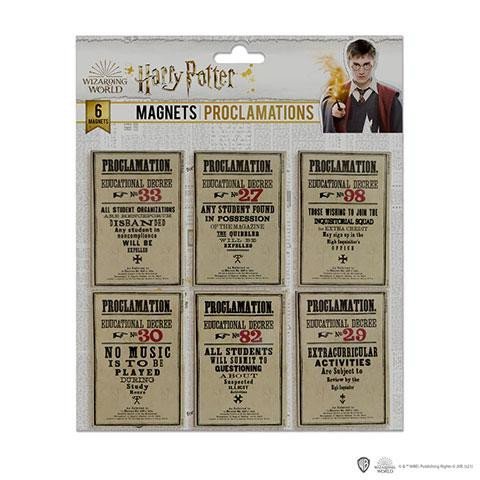 Product detail of Harry Potter Magnety - Vzdělávací Dekrety / Sada 6 ks