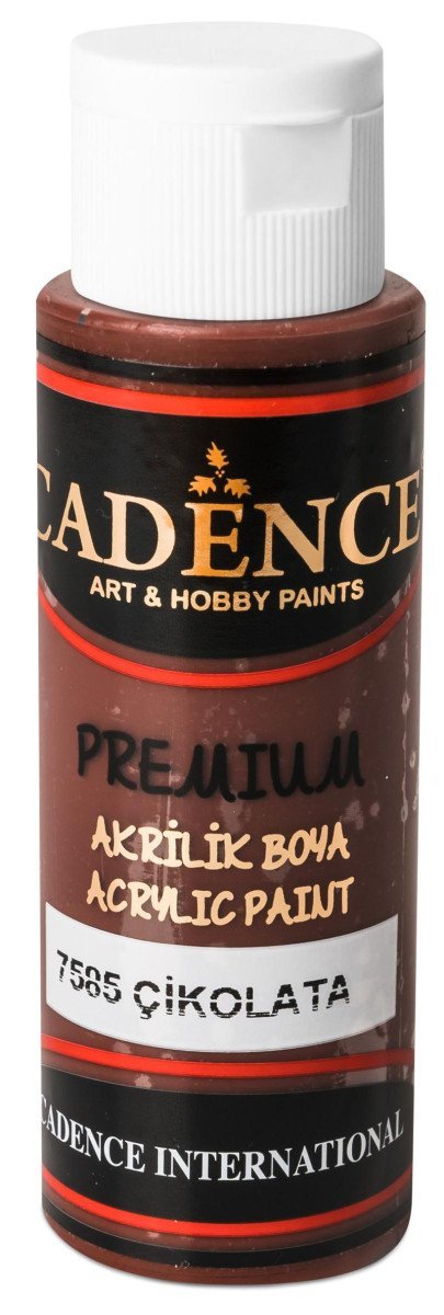 Levně Akrylová barva Cadence Premium - hnědá / 70 ml