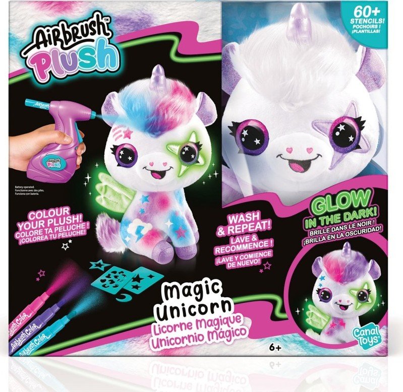 Product detail of Airbrush studio – Kouzelný Jednorožec Svítící ve tmě - Alltoys