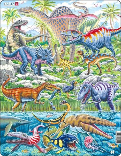 Levně Puzzle Dinosauři
