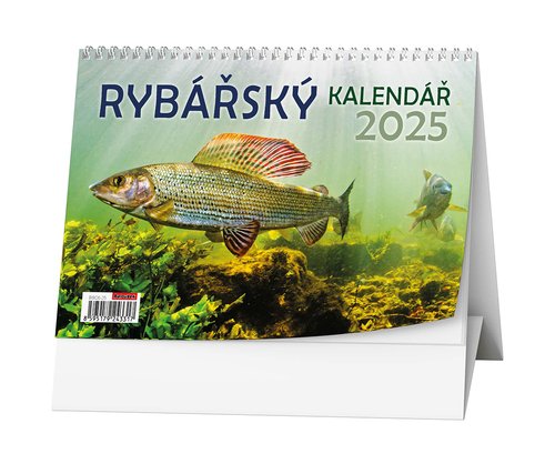 Levně Rybářský kalendář 2025 - stolní kalendář