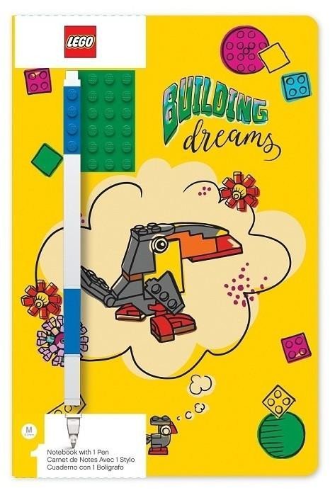 Levně LEGO Stationery Zápisník A5 s modrým perem - Building Dreams
