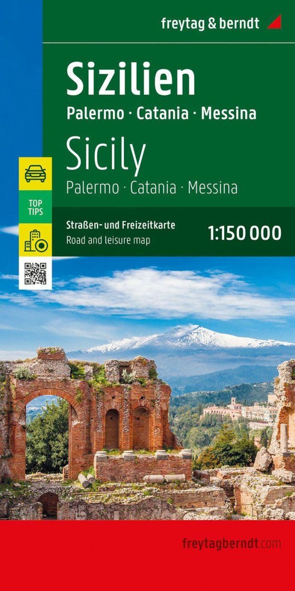 Levně Sicílie - Palermo 1:150 000 / automapa