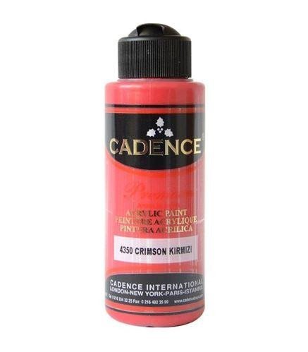 Levně Akrylová barva Cadence Premium - karmínově červená / 70 ml