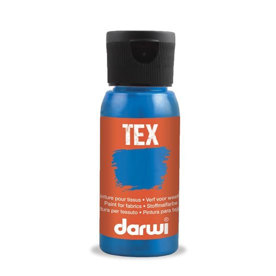 Levně DARWI TEX barva na textil - Antická modrá 50 ml