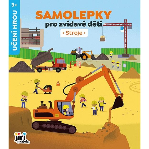 Levně Samolepky pro zvídavé děti Stroje