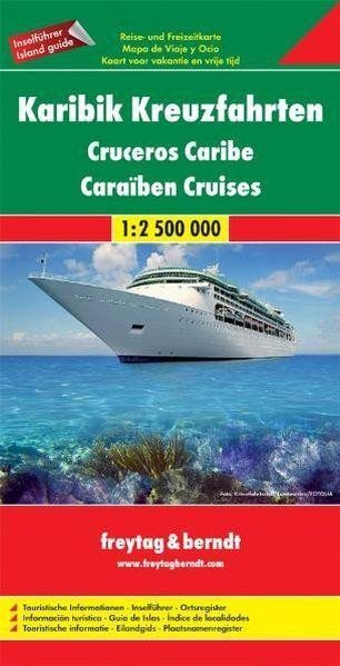 Levně AK 161 Karibské plavby 1:2 500 000 / výletní mapa