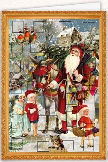 Levně QUIRE PUBLISHING Přání adventní kalendář WF450 QP - vánoční