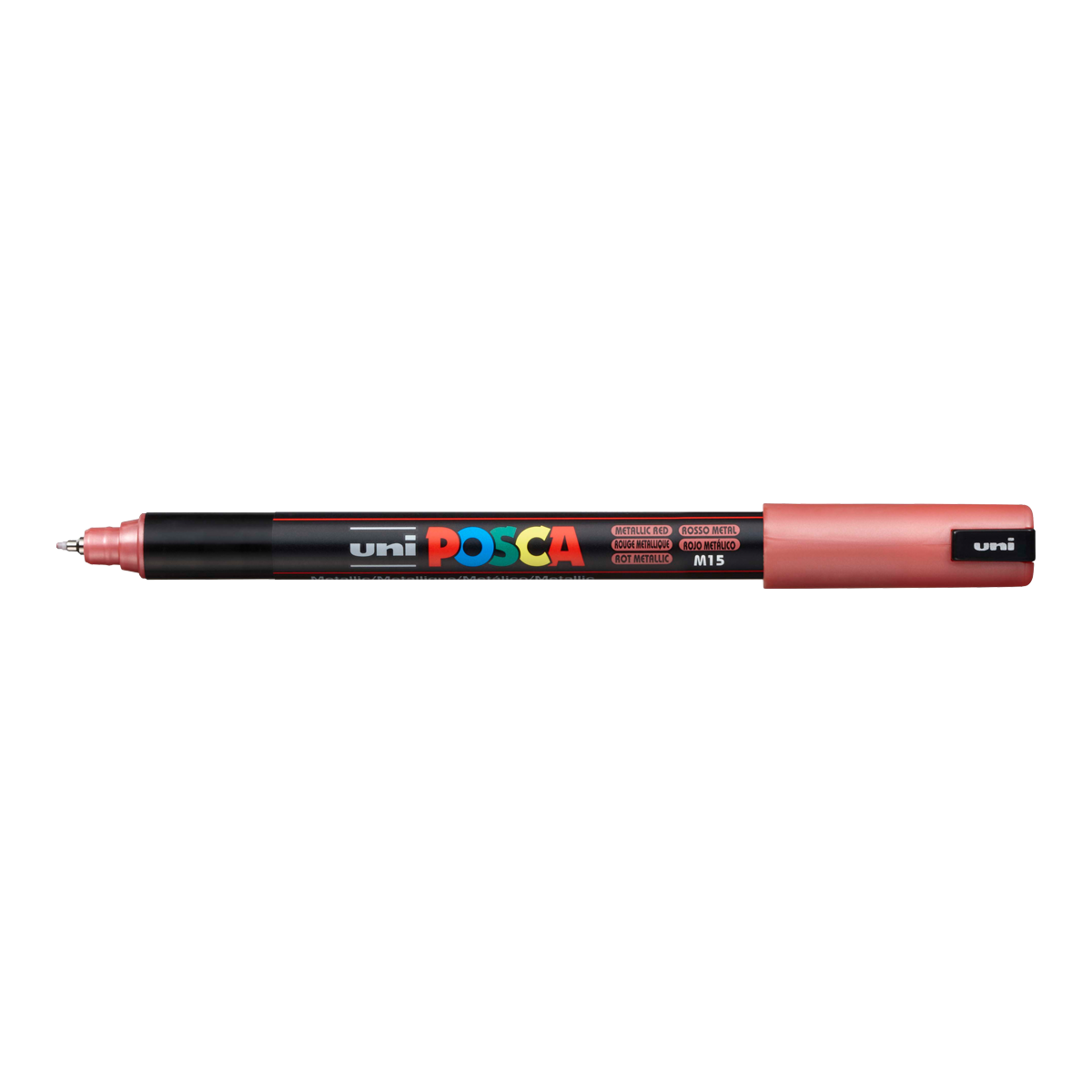 POSCA akrylový popisovač - metalicky červený 0,7 mm
