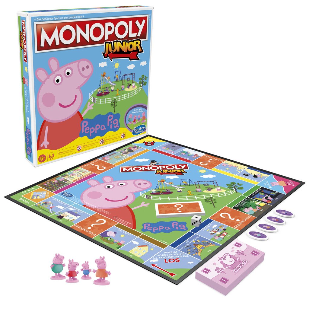 Levně Monopoly Junior: Prasátko Peppa - rodinná hra - Hasbro hry