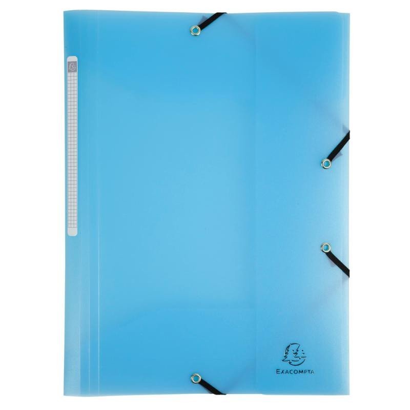 Levně Exacompta Pastel PP Spisové desky s gumičkou A4 - modré