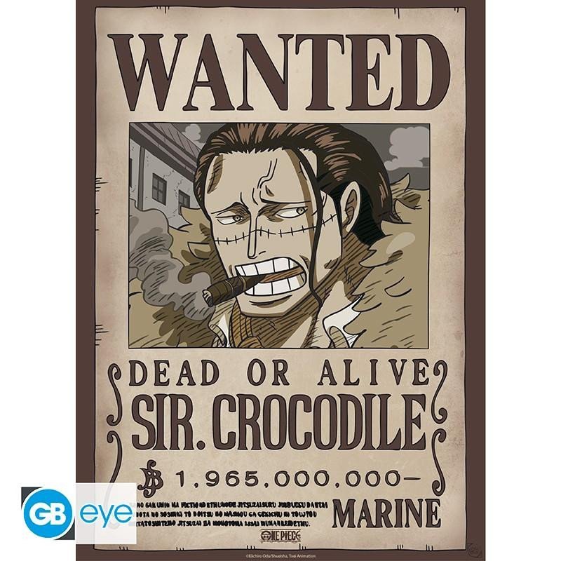 Levně One Piece Plakát - Wanted Crocodile 52x38 cm