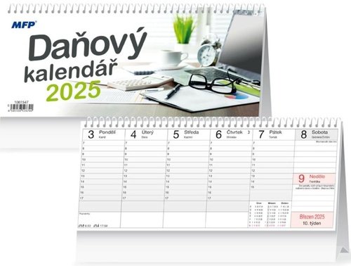 Levně Daňový kalendář 2025 - stolní kalendář