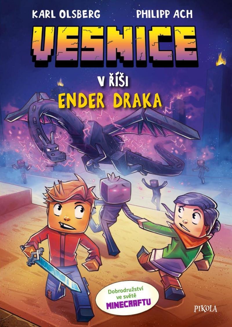 Levně Minecraft: Vesnice. V říši Ender draka - Karl Olsberg