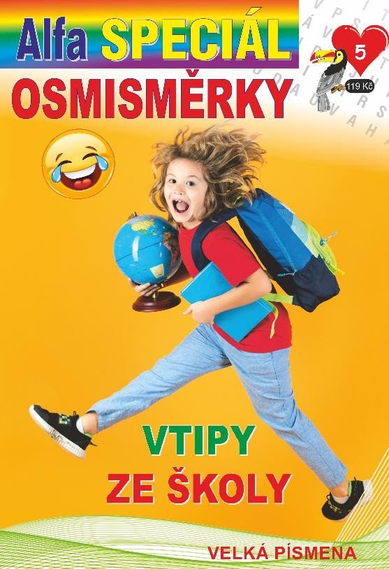 Levně Osmisměrky speciál 5/2024 - Vtipy ze školy