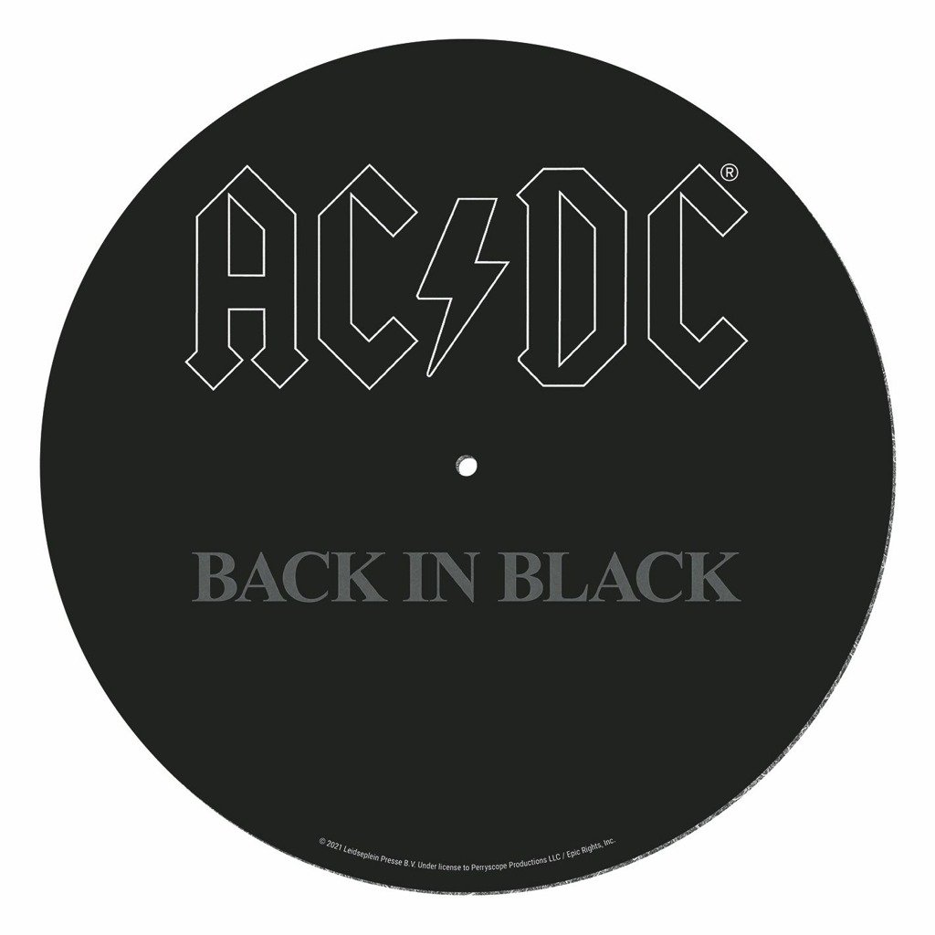 Podložka na gramofon - AC/DC Back in Black - EPEE merch