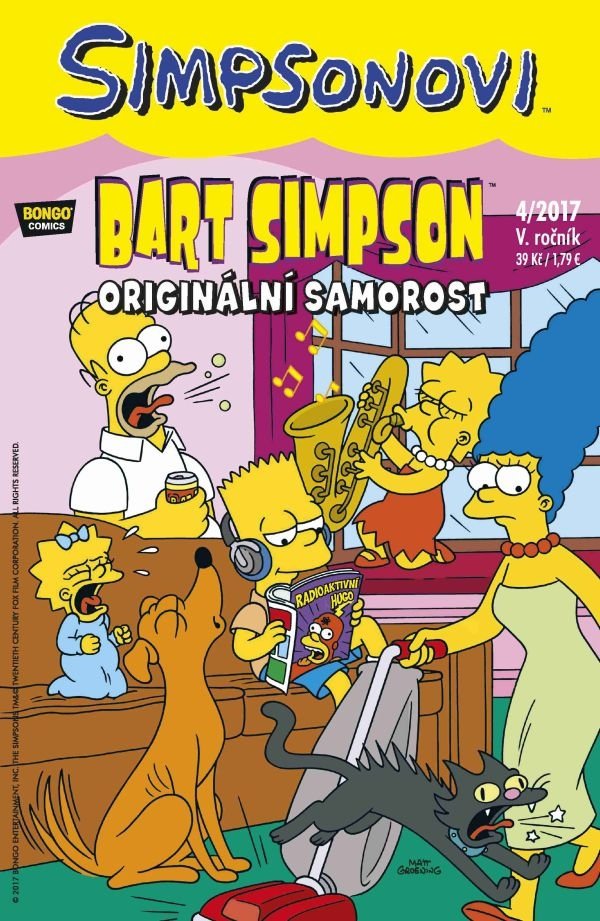 Simpsonovi - Bart Simpson 4/2017 - Originální samorost - Matthew Abram Groening