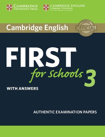 Levně Cambridge English First for Schools 3 Student´s Book with Answers