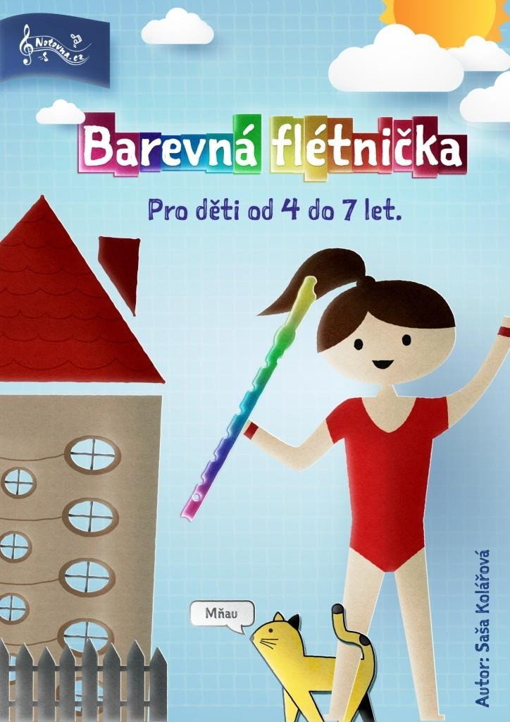 Barevná flétnička pro děti od 4 do 7 let - Saša Kolářová