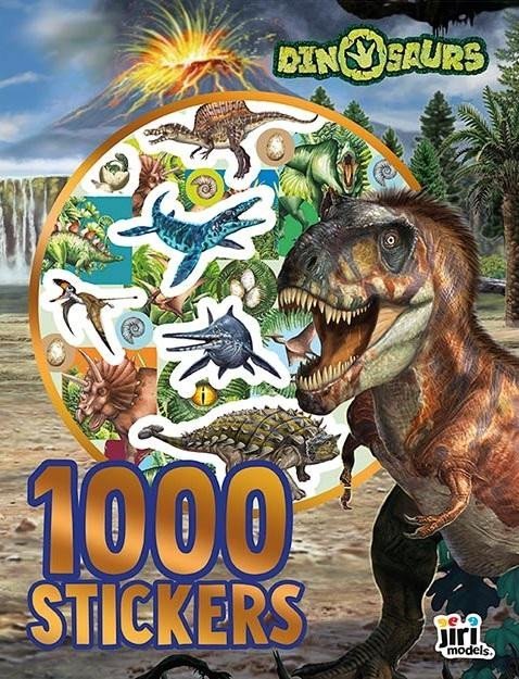 Levně Dinosauři - 1000 samolepek v sešitu