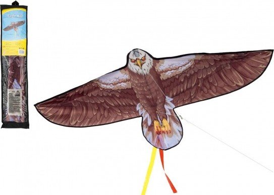 Levně Drak létající nylon orel 138x69cm v sáčku