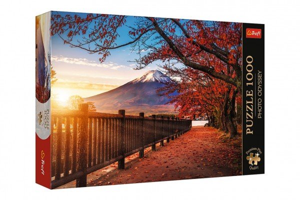 Levně Puzzle Premium Plus - Photo Odyssey: Hora Fuji, Japonsko 1000 dílků 68,3x48cm v krabici 40x27x6cm
