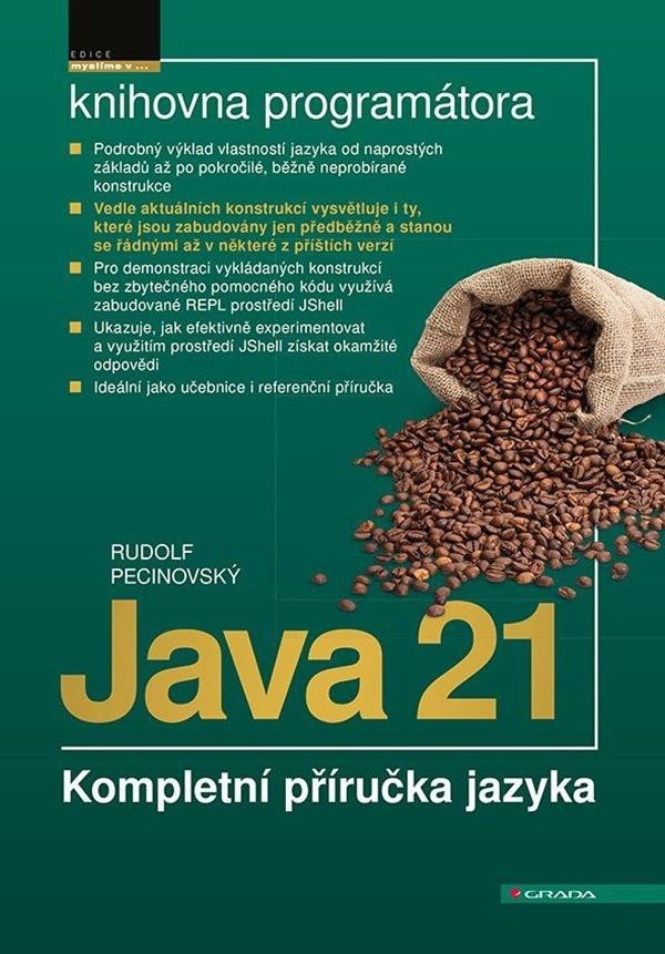 Levně Java 21 - Kompletní příručka jazyka - Rudolf Pecinovský