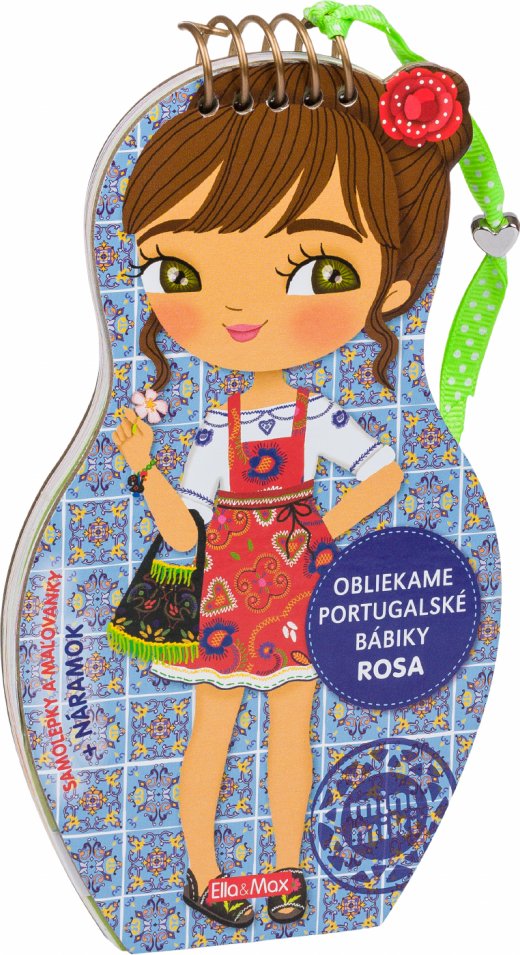 Levně Obliekame portugalské bábiky ROSA – Maľovanky