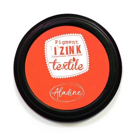 Levně Razítkovací polštářek na textil IZINK textile - oranžový