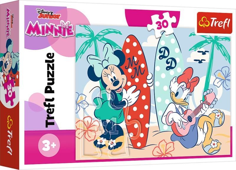 Levně Puzzle Barevná Minnie 30 dílků