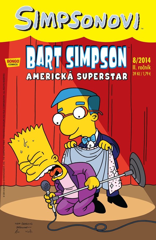 Levně Simpsonovi - Bart Simpson 8/2014 - Americká superstar - Matthew Abram Groening