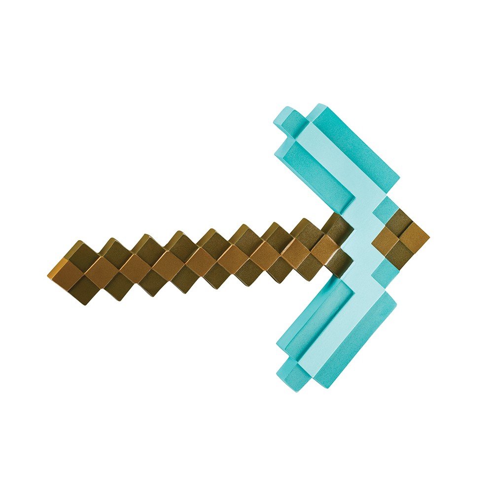 Levně Minecraft replika zbraně 40 cm - Diamantový krumpáč - EPEE Merch - Disguise
