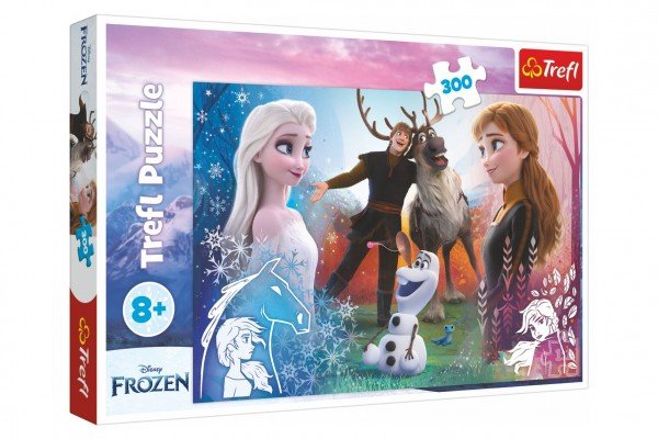Levně Trefl Puzzle Frozen 2 - Kouzelný čas / 300 dílků