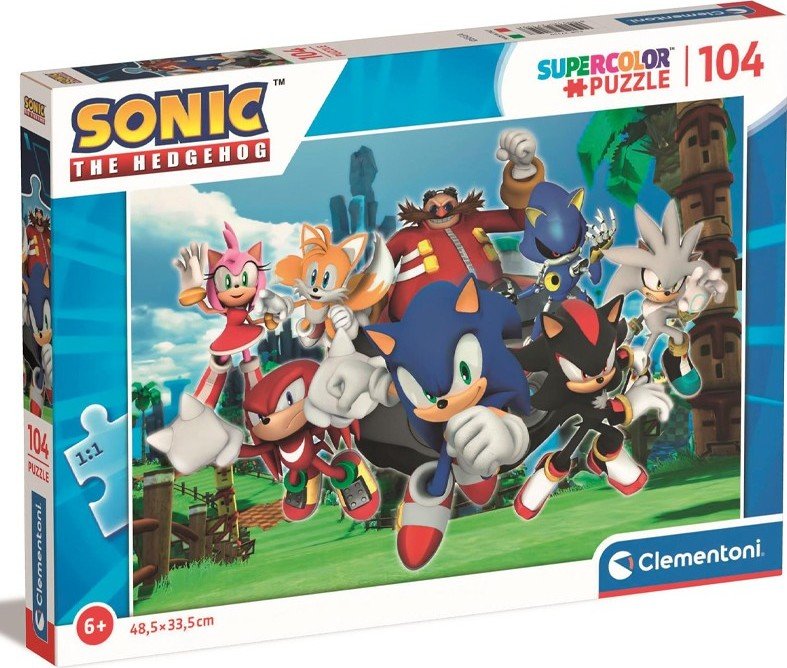 Levně Clementoni Puzzle Sonic 104 dílků - Clementoni