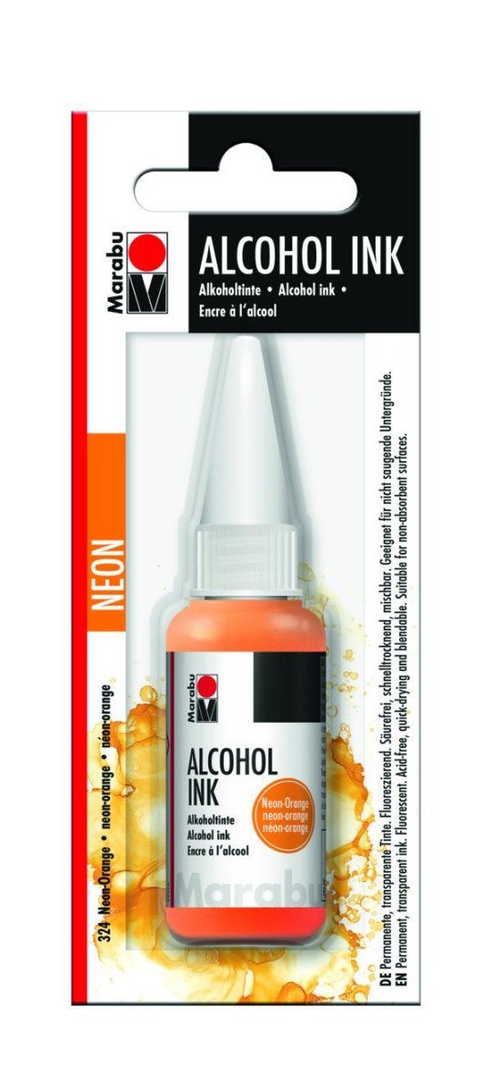 Levně Marabu Alkoholový inkoust - Neonově oranžový 20 ml
