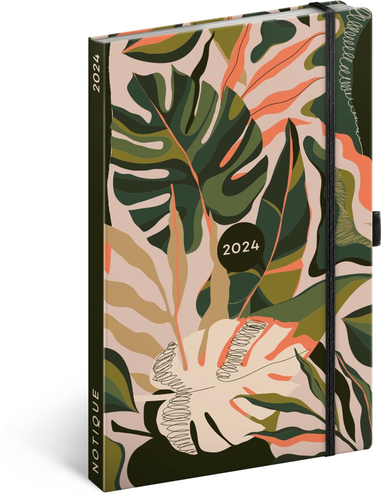 Levně Diář 2024: Džungle - týdenní, 13 × 21 cm