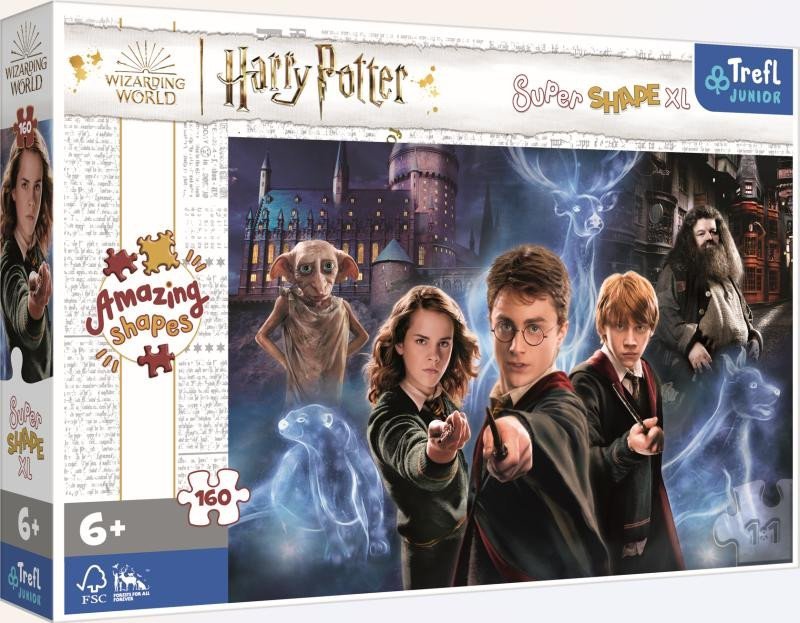 Levně Trefl Puzzle Super Shape XL Kouzelný svět Harryho Pottera 160 dílků